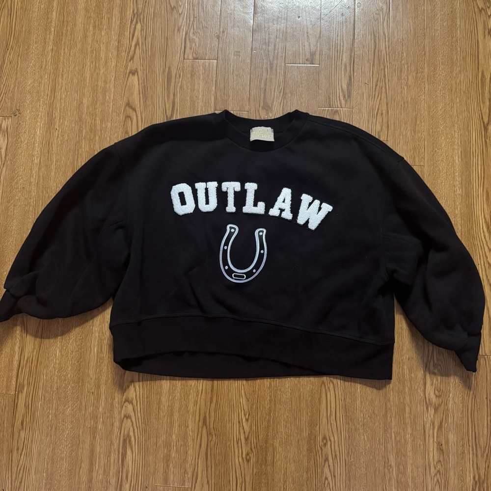 Judith March Cropped Outlaw Sweatshirt